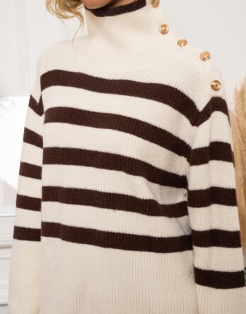 Pull marin marron